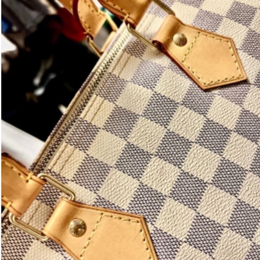 Authentic LV Speedy 30 Damier Azur Pristine